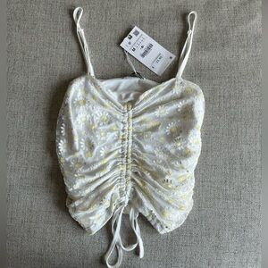 Zara floral tank top